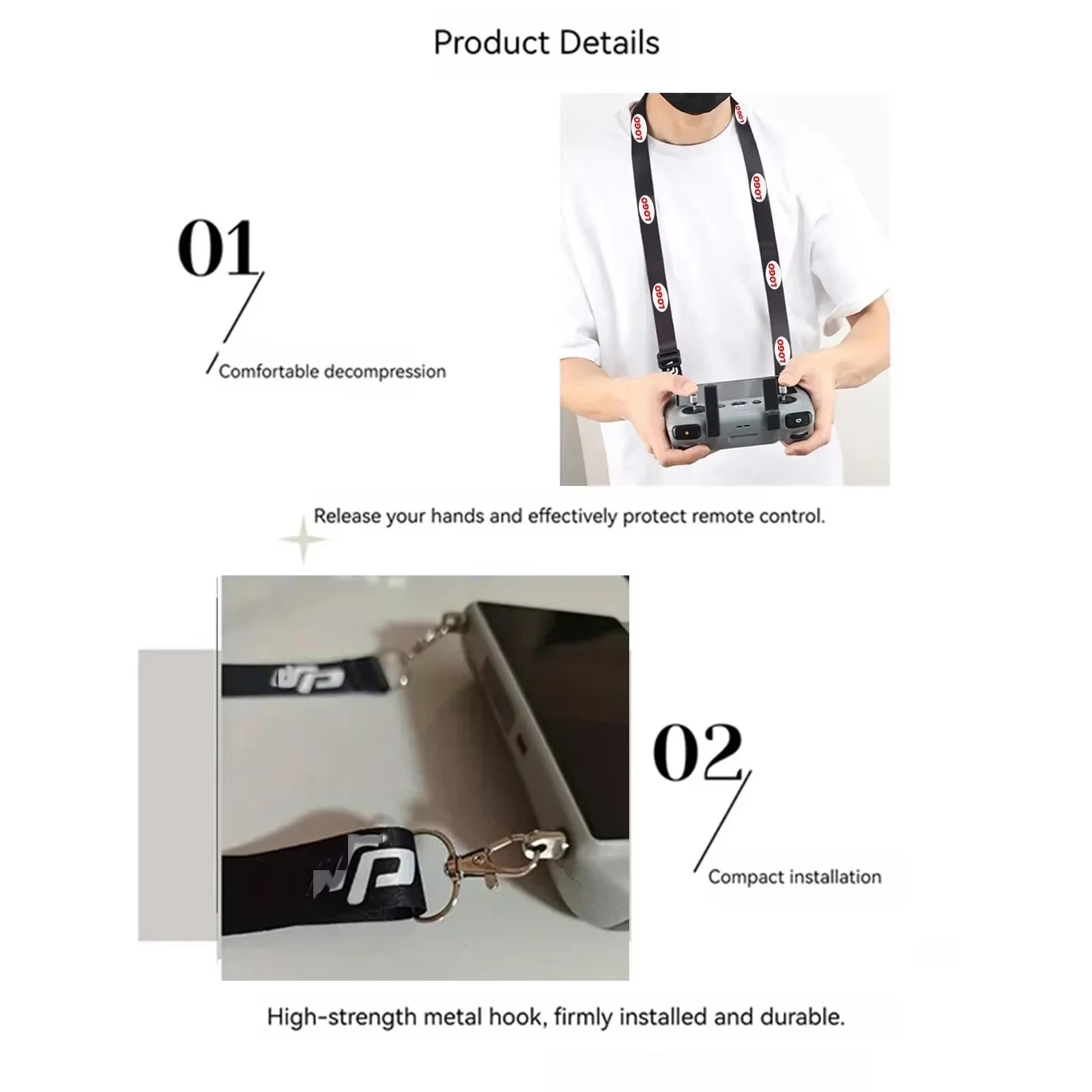 DJI RC & RC 2 & RC Pro Kumanda - Drone Neck Strap incelemesi ve fiyatı