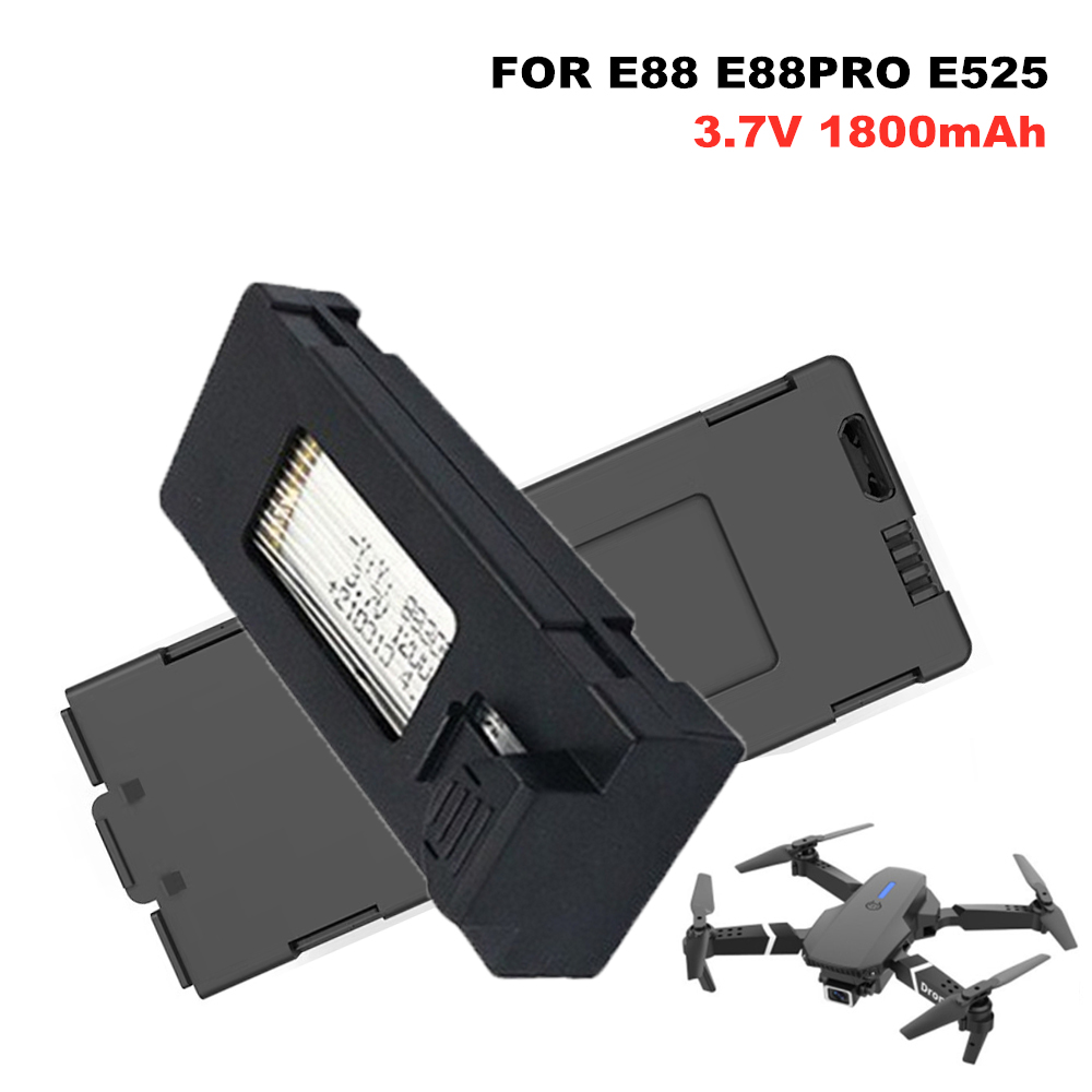 E88 Drone pili 3.7V 1800mAh şa - Eachine Drone E58 incelemesi ve fiyatı